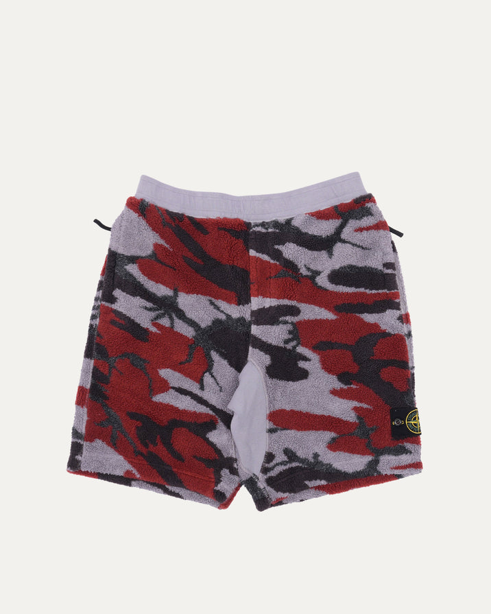 Camo Fleece Wool Shorts