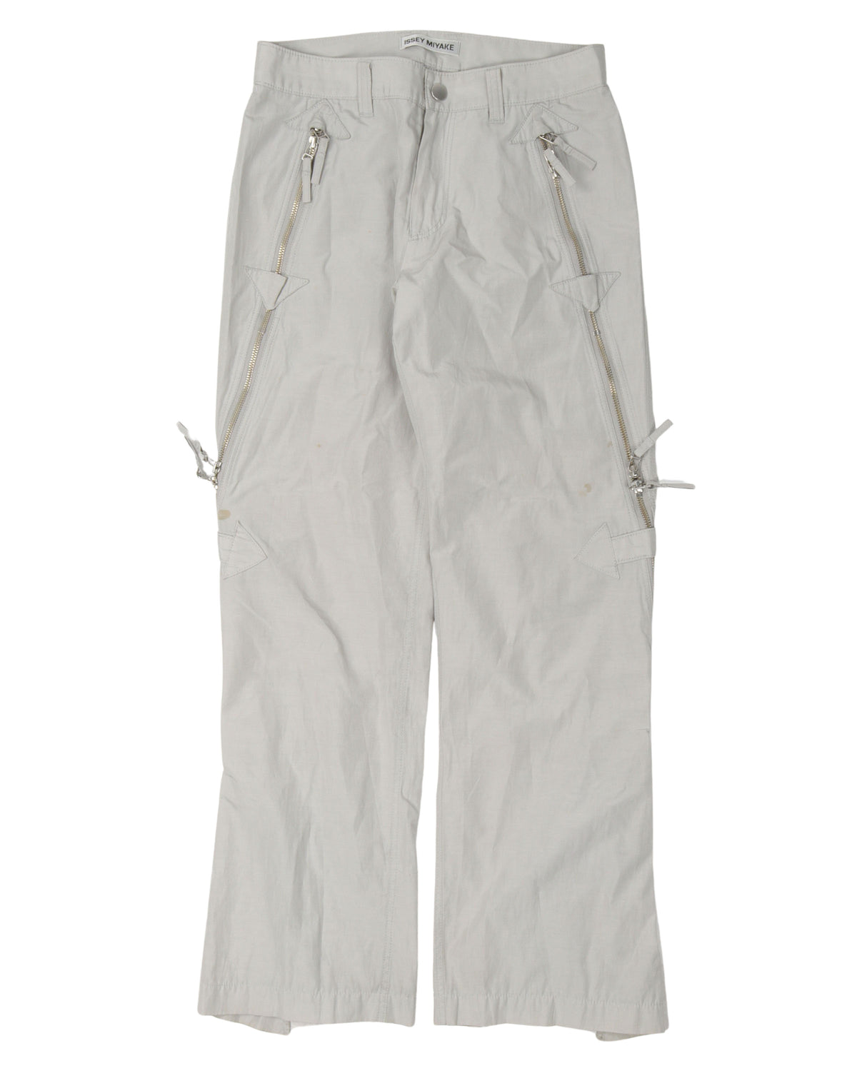 Zipper Nylon Pants