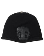Cashmere Fleur Patch Beanie