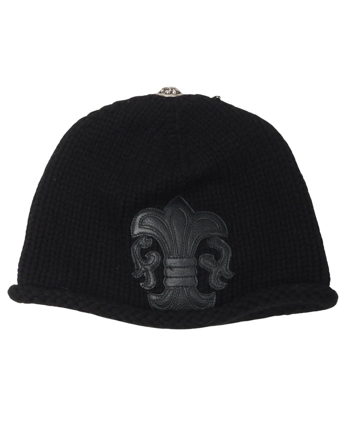 Cashmere Fleur Patch Beanie