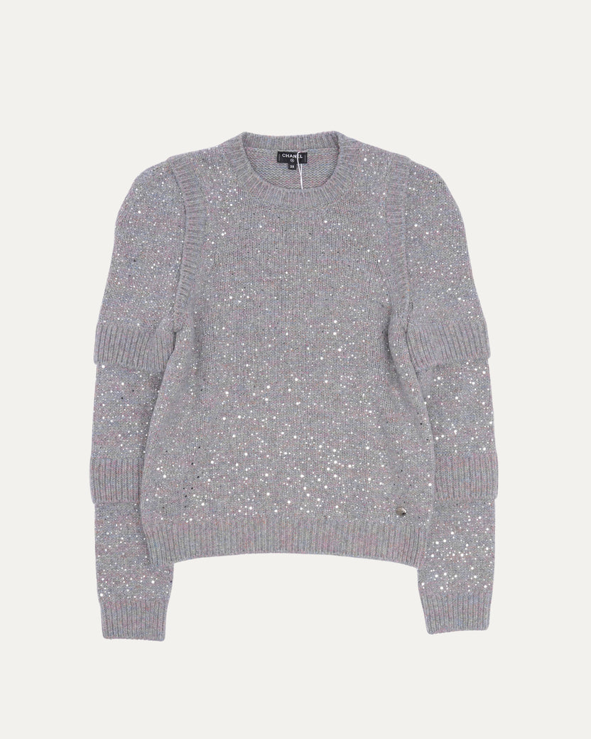 2017 Crystal Embellishment Sweater