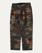 Cross Patch Camouflage Cargo Pants