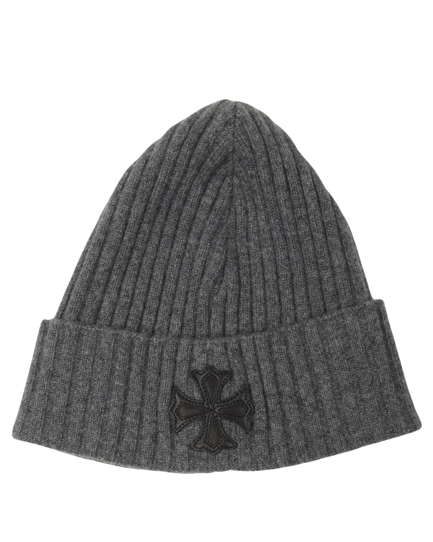 Plus Cross Patch Cashmere Beanie