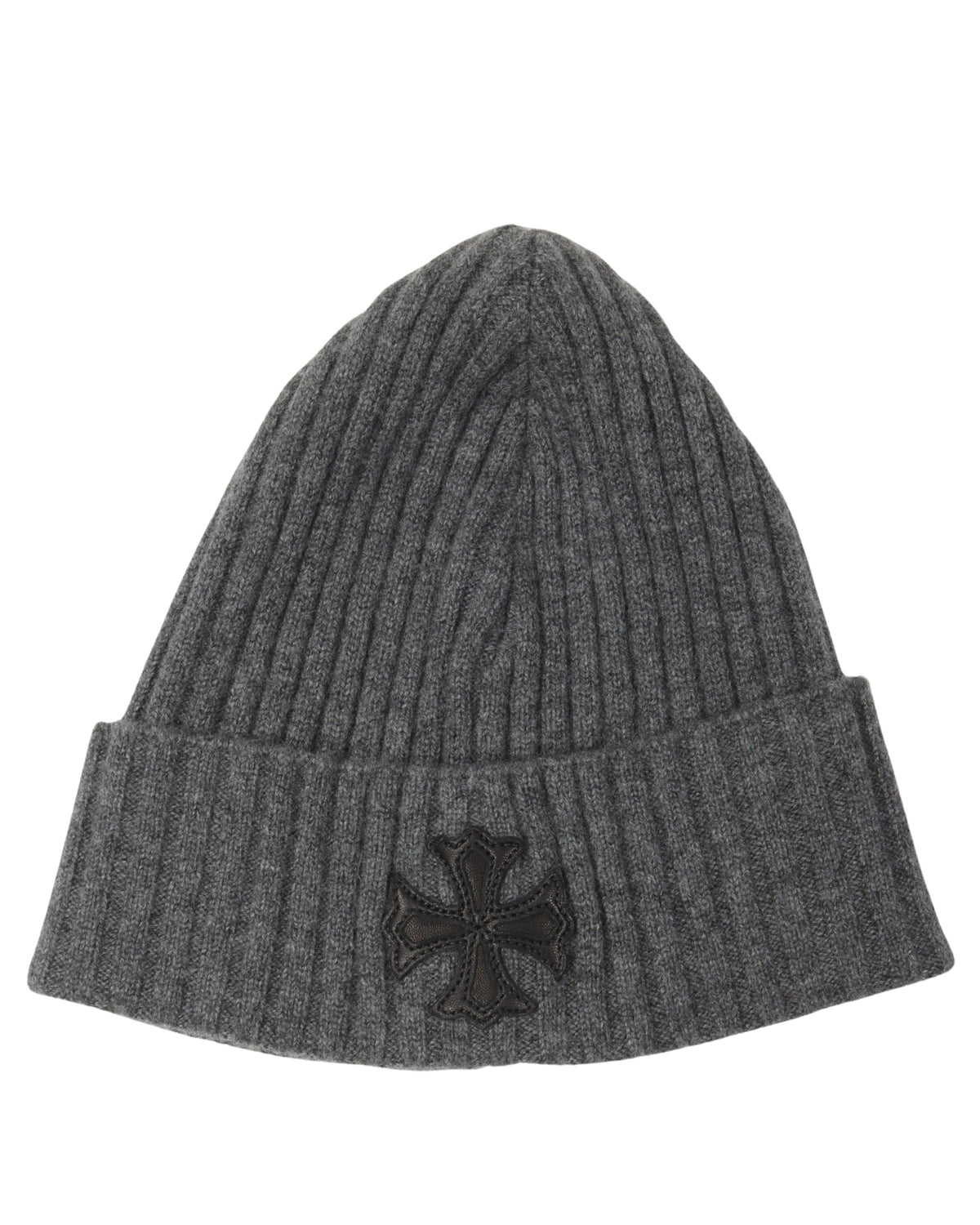 Plus Cross Patch Cashmere Beanie