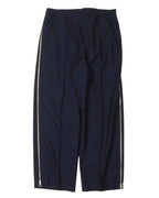 Zipper Pleated Trousers