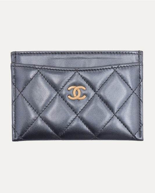 Iridescent Quilted Cardholder