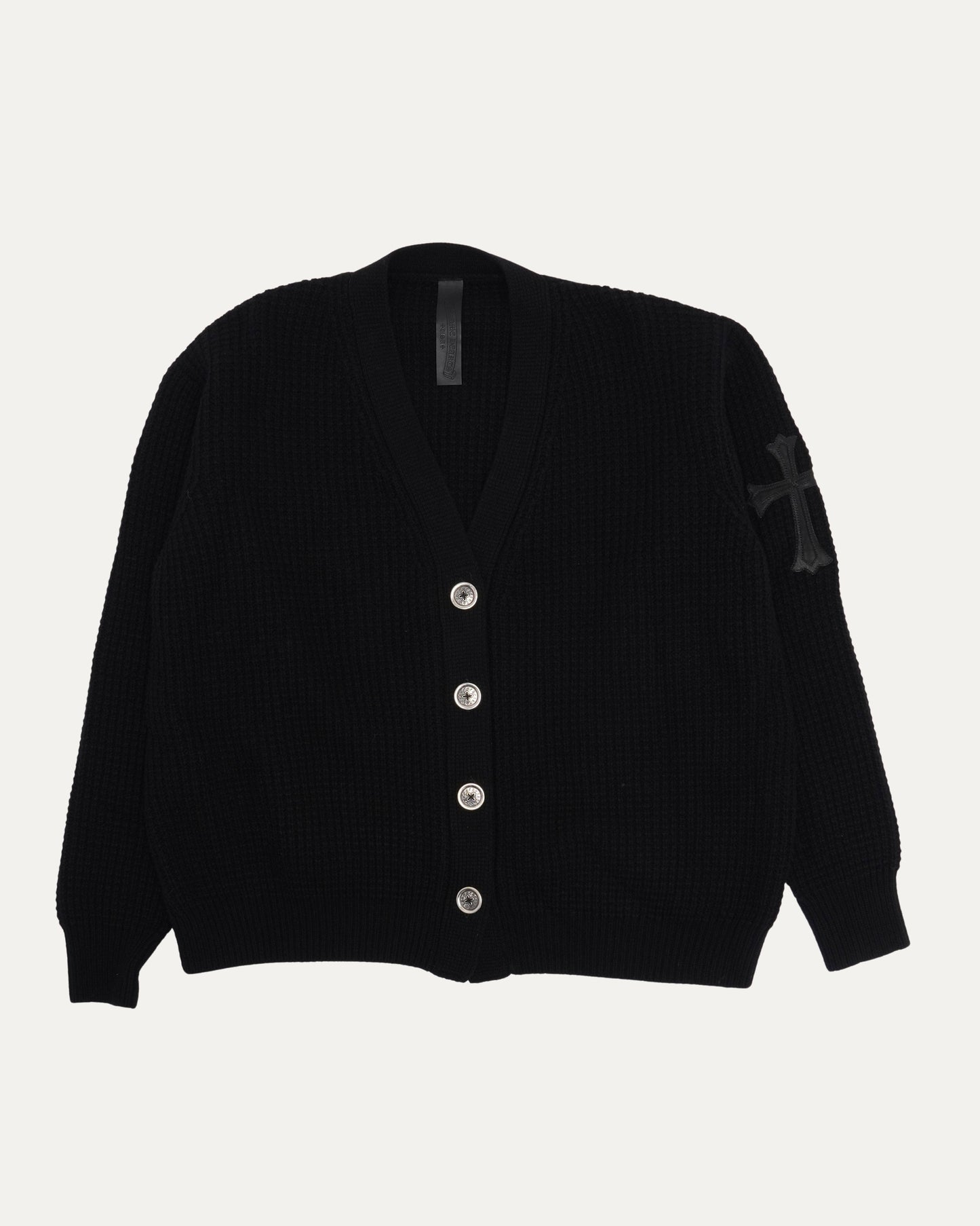 Cashmere Cross Patch Hit & Run Sweater