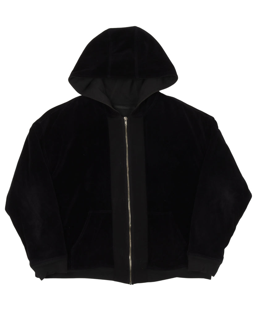 Double Layered Velour Hoodie 2015
