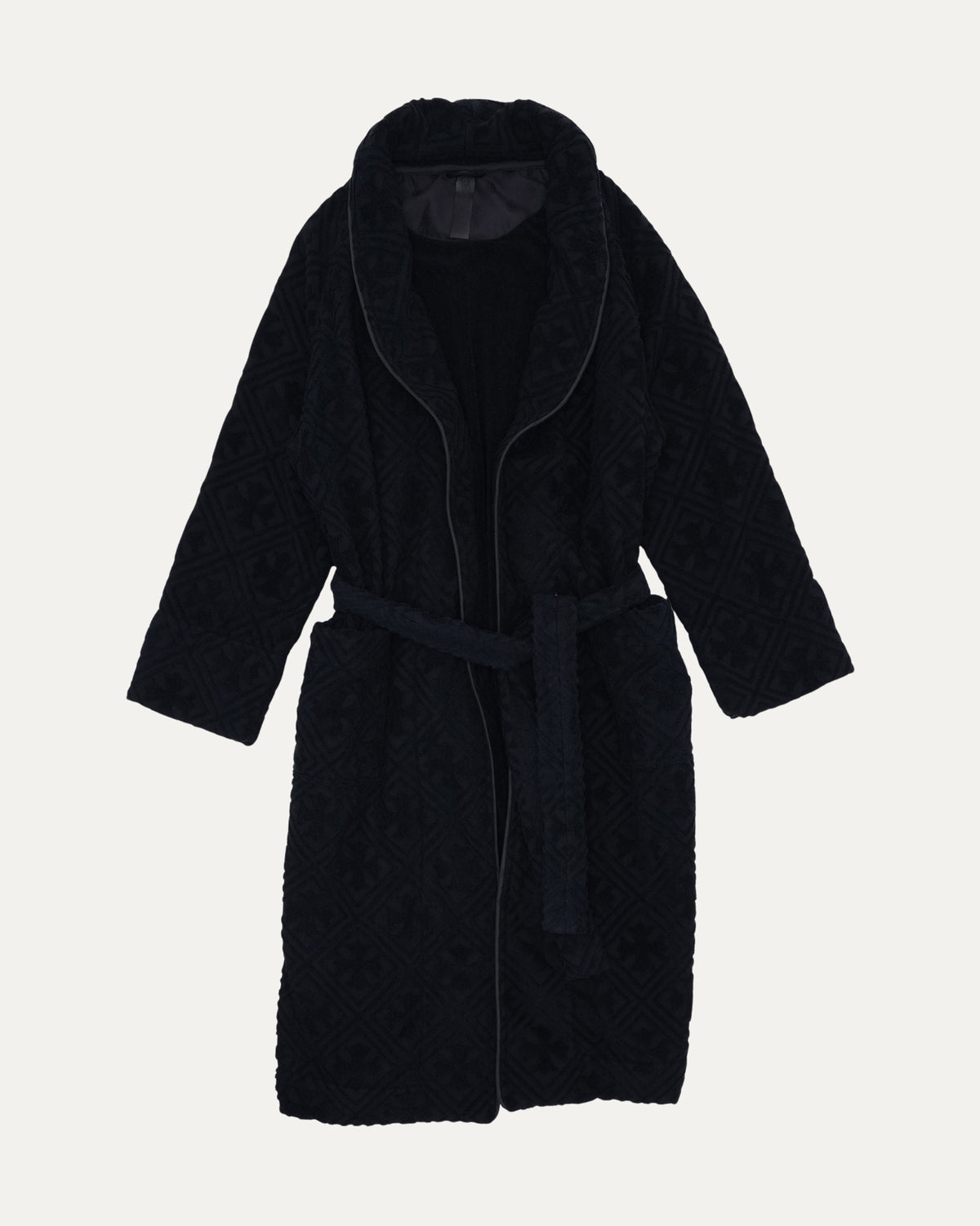 Plus Cross Jacquard Bath Robe
