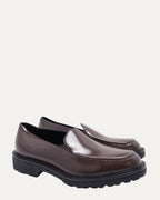 Patent Leather Lug Sole Loafer