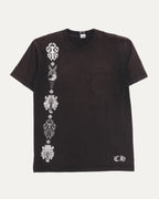 Vintage Multi Dagger Poem Cross Pocket T-Shirt