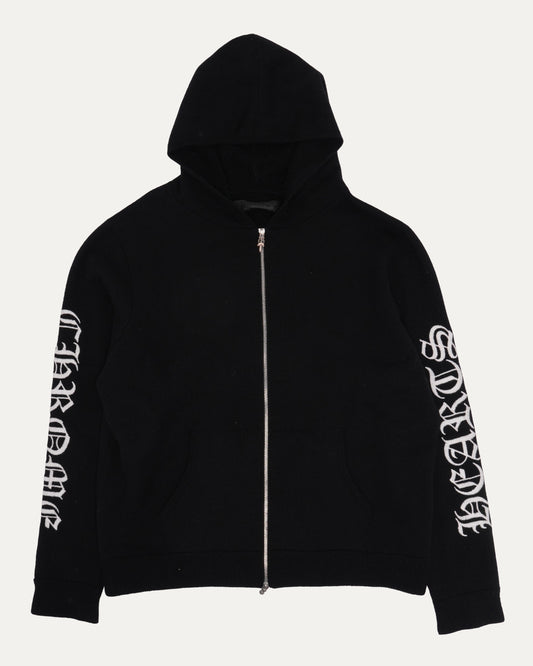 Life Sentence Cashmere Spell Out Zip Up Hoodie