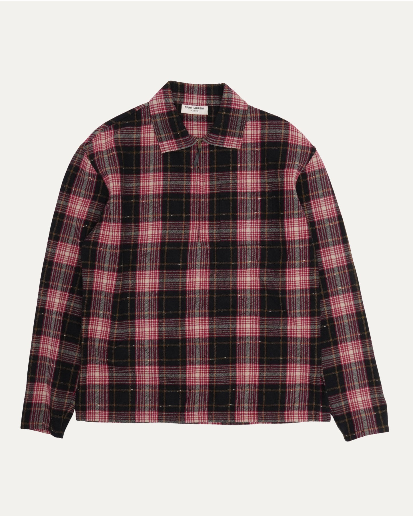 Flannel Popover Shirt