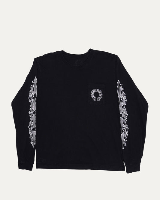 Horseshoe Logo Long Sleeve Pocket T-Shirt