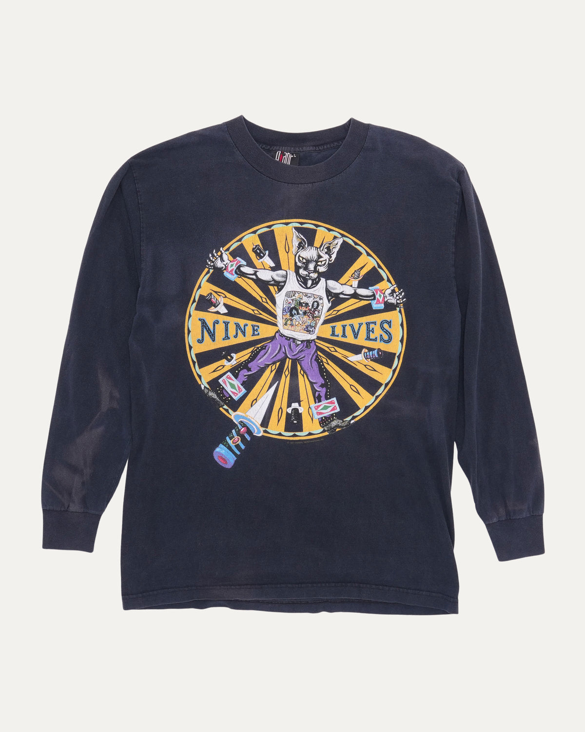 Aerosmith Nine Lives 1997 Long Sleeve T-Shirt