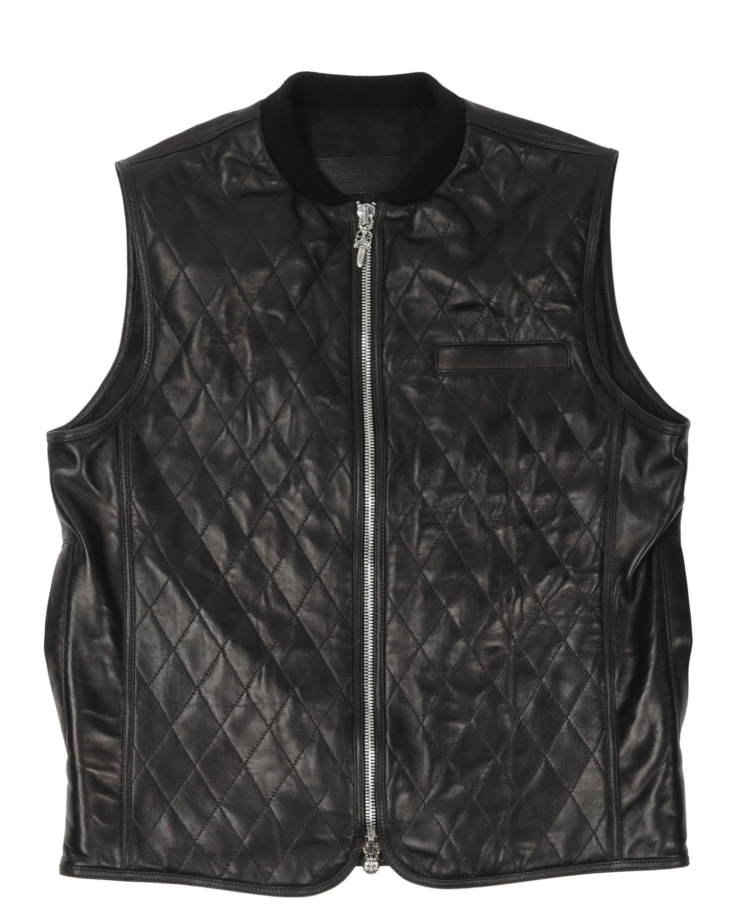 Leather Quilted Vest