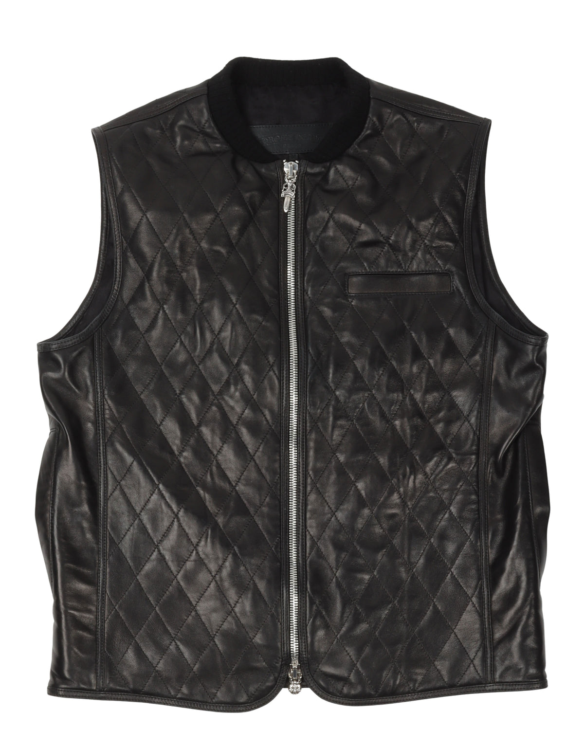 Leather Quilted Vest