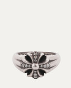 Diamond Plus Cross Ring