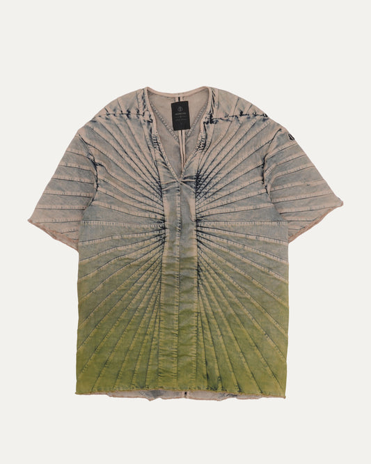 Moncler Radiance Acid Degrade Denim Top