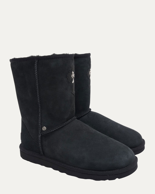 Cross Embellished Ugg Boots