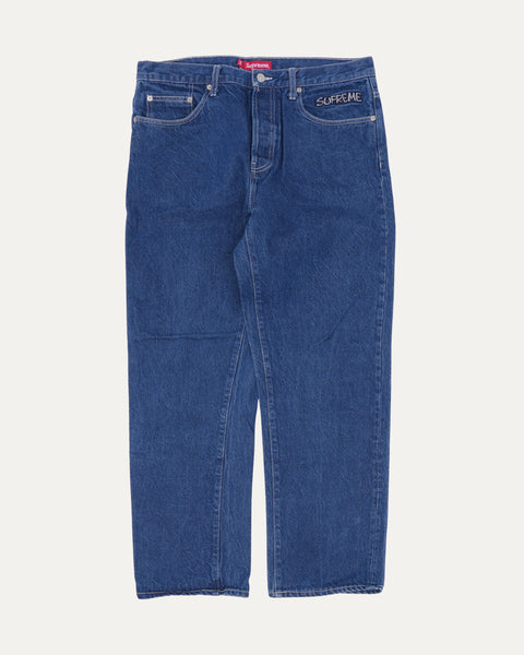 Supreme Smurf Pocket Jeans – Justin Reed