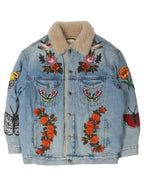 Shearling ‘L’Aveugle Par Amour’ Denim Jacket