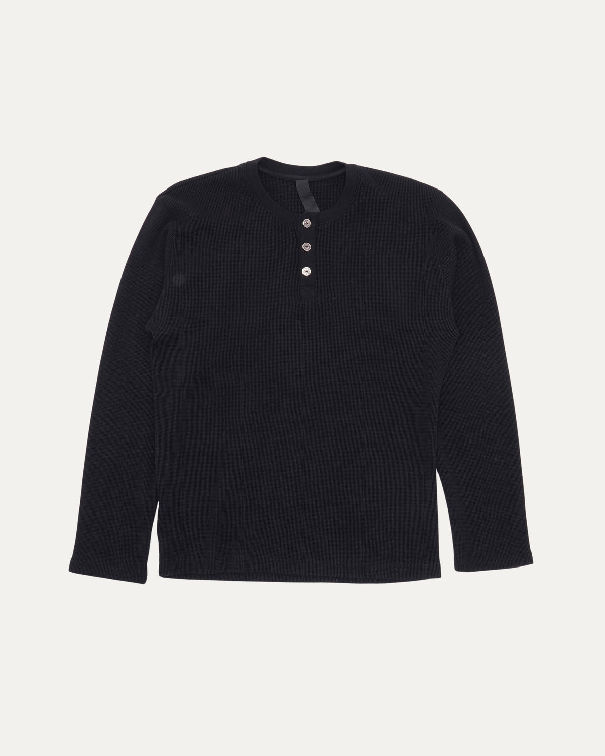 Embroidered King Taco Henley Thermal