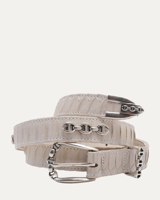 Snakeskin Western Belt
