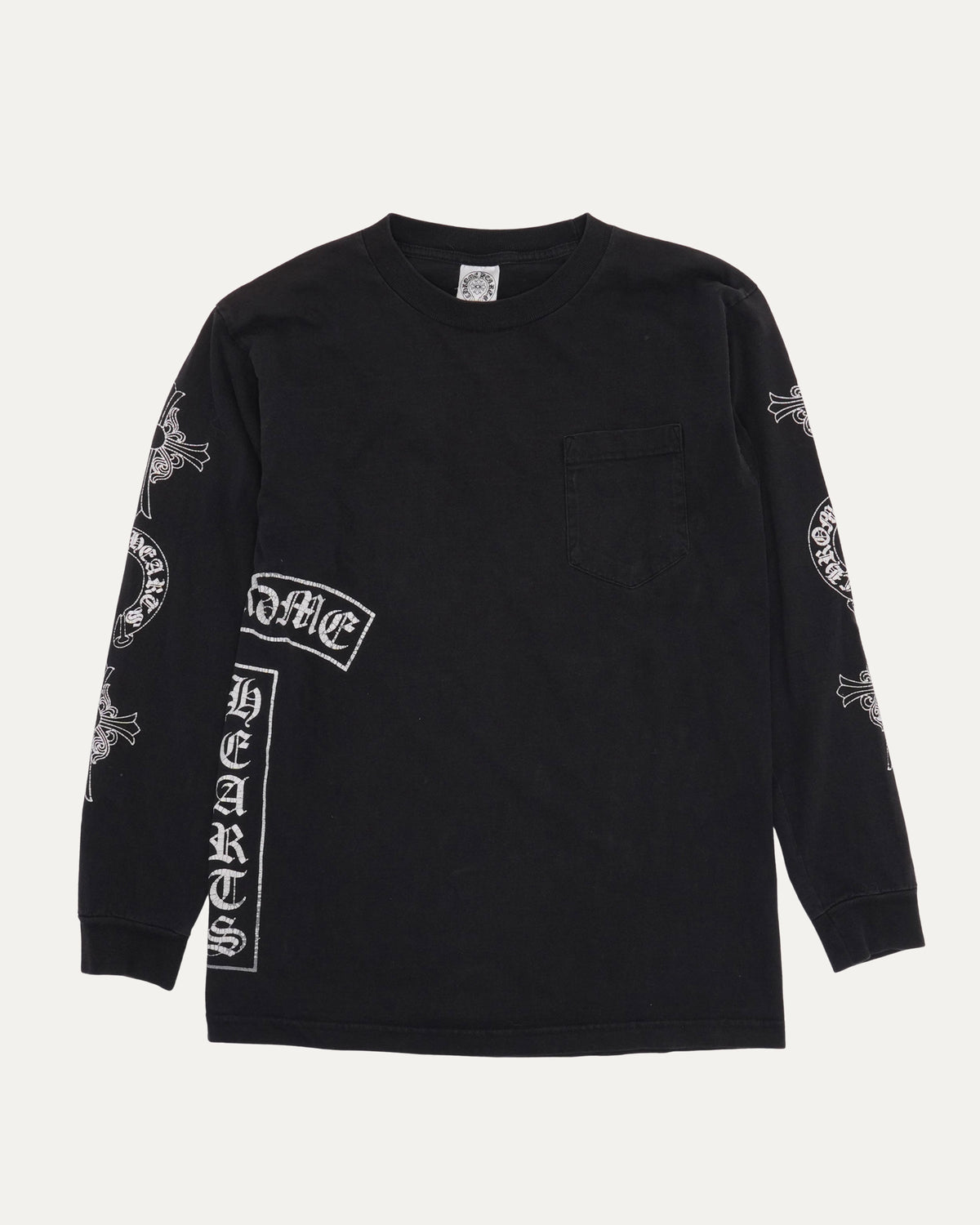 Vintage Multi Logo Long Sleeve Pocket T-Shirt