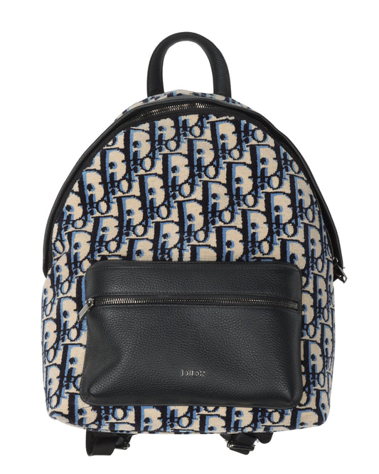 Knit Monogram Backpack