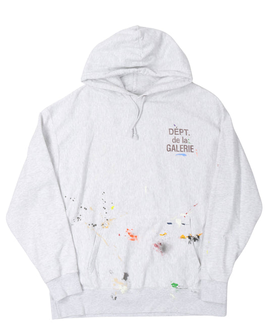 Paint Splatter Logo Hoodie