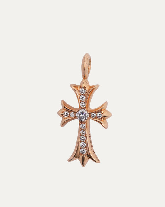 Diamond Gold Tiny Fat Pendant