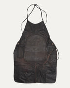Vintage Cross Patch Leather Apron