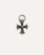 Double CH Plus Cross Diamond Pendant on B Ring
