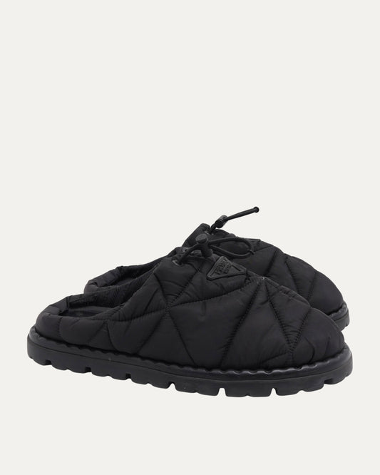 Quilted Nylon Puffer Sandal