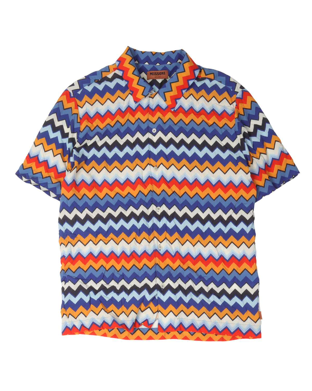 Printed Rayon Short Sleeve Shirt