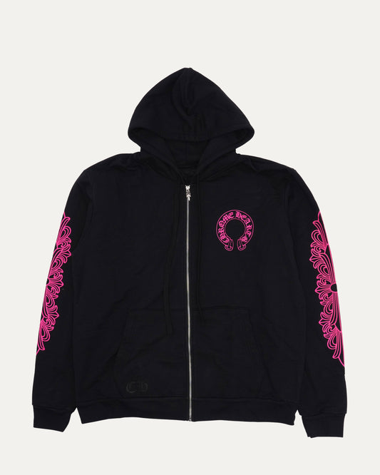 Horseshoe Logo Zip Up Hoodie