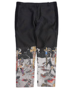 FW19 Crucifixion Embroidery Trousers