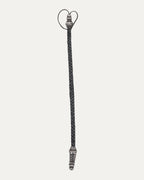 Braided Leather Phone Charm