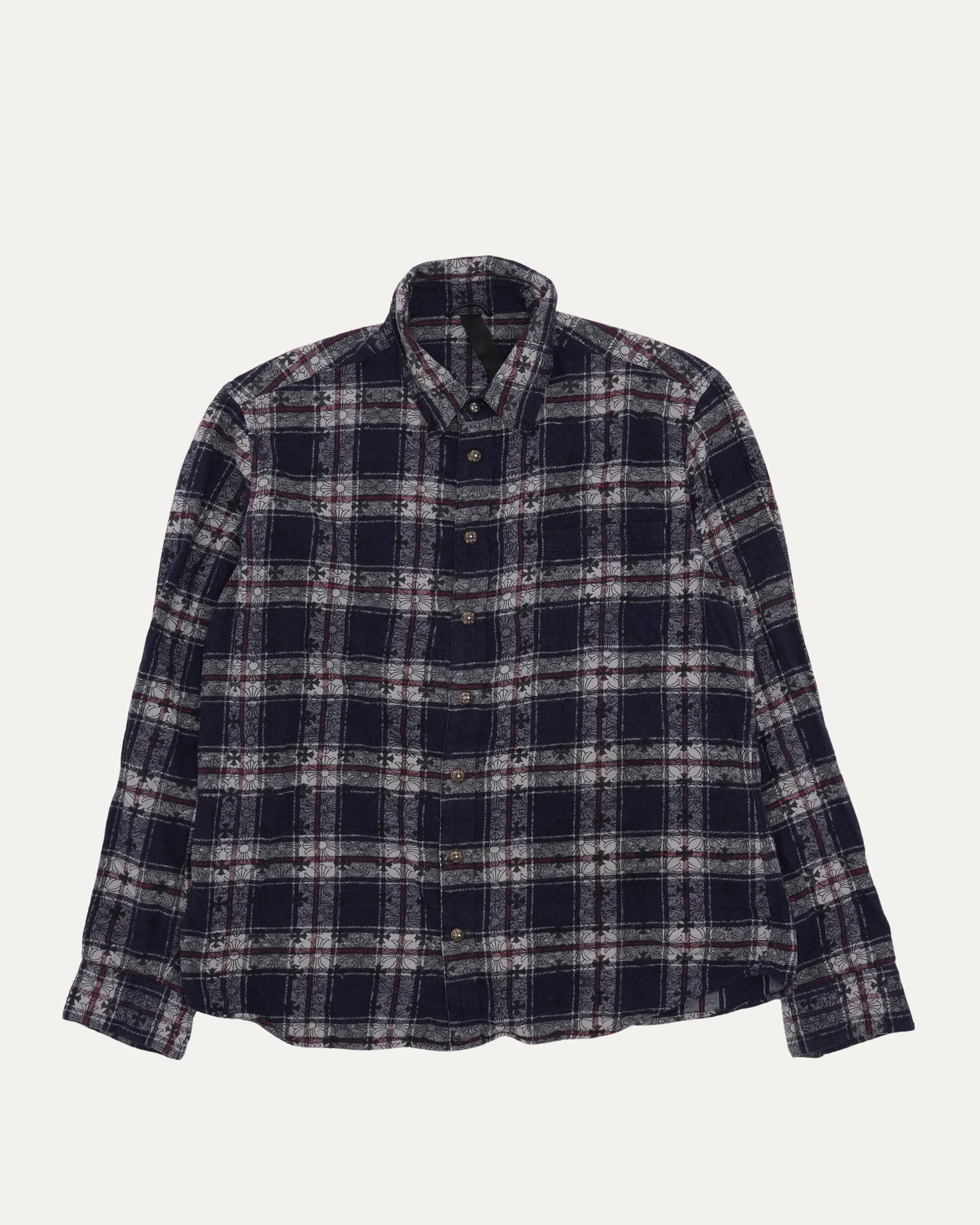 Cross Patch Loose Ends Flannel Shirt