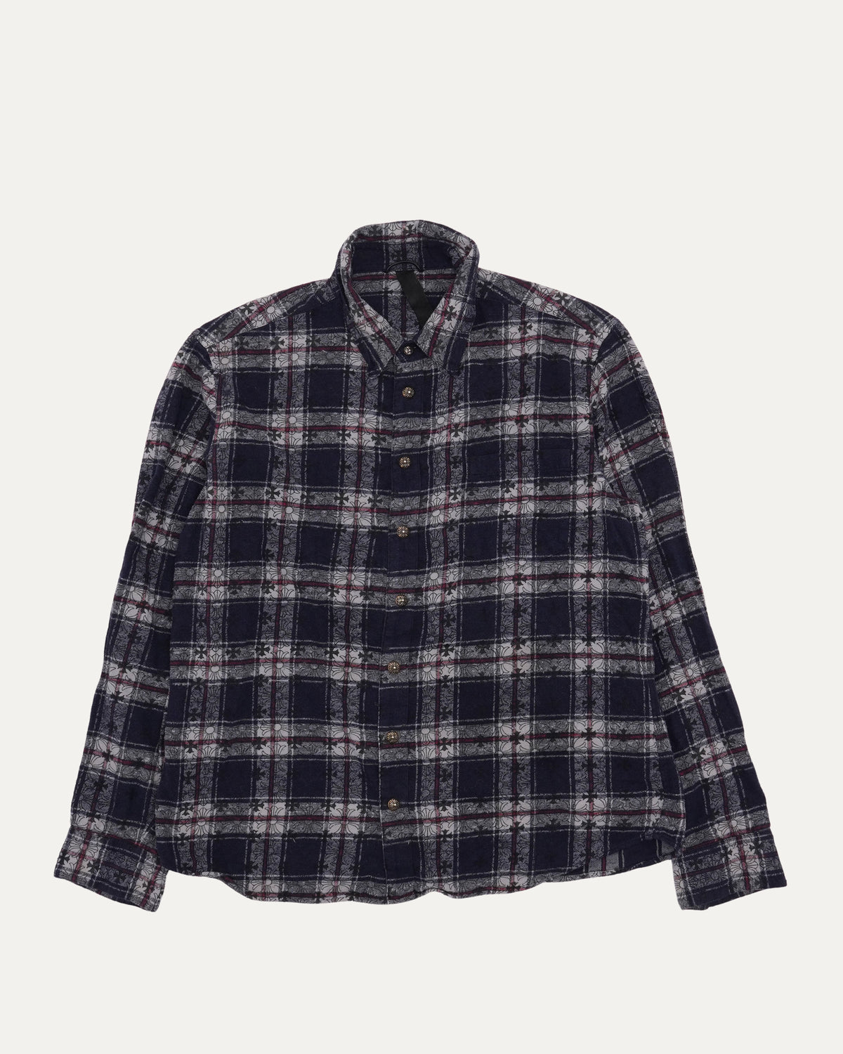 Cross Patch Loose Ends Flannel Shirt