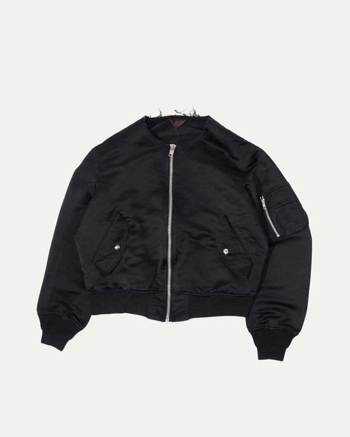 Frayed Edge Bomber Jacket