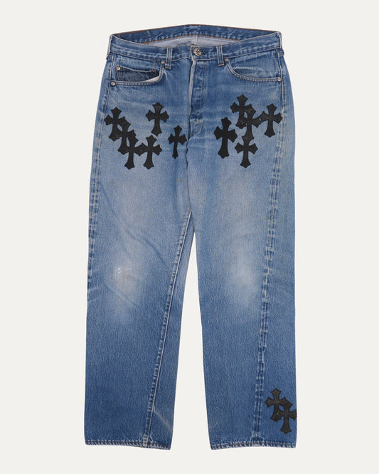 Levi's Redline 501 Cross Patch Jeans