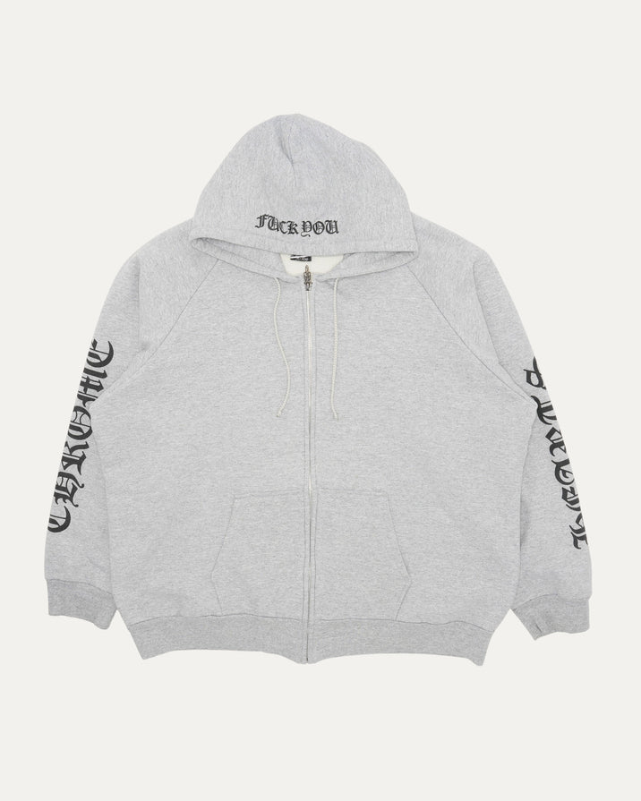 Vintage Thermal-Lined Zip Up Hoodie