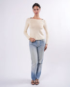 Tom Ford Era Metal Buckle Sweater (c. 1997)