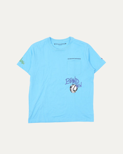 CHROME HEARTS MATTY BOY BRAIN tee tシャツ L Buy Chrome Hearts Matty Boy Brain New Tee 'Baby Blue' - 1383