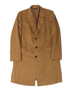 Single-Breasted Cashmere Coat