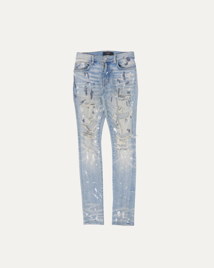 Paint Splatter Jeans