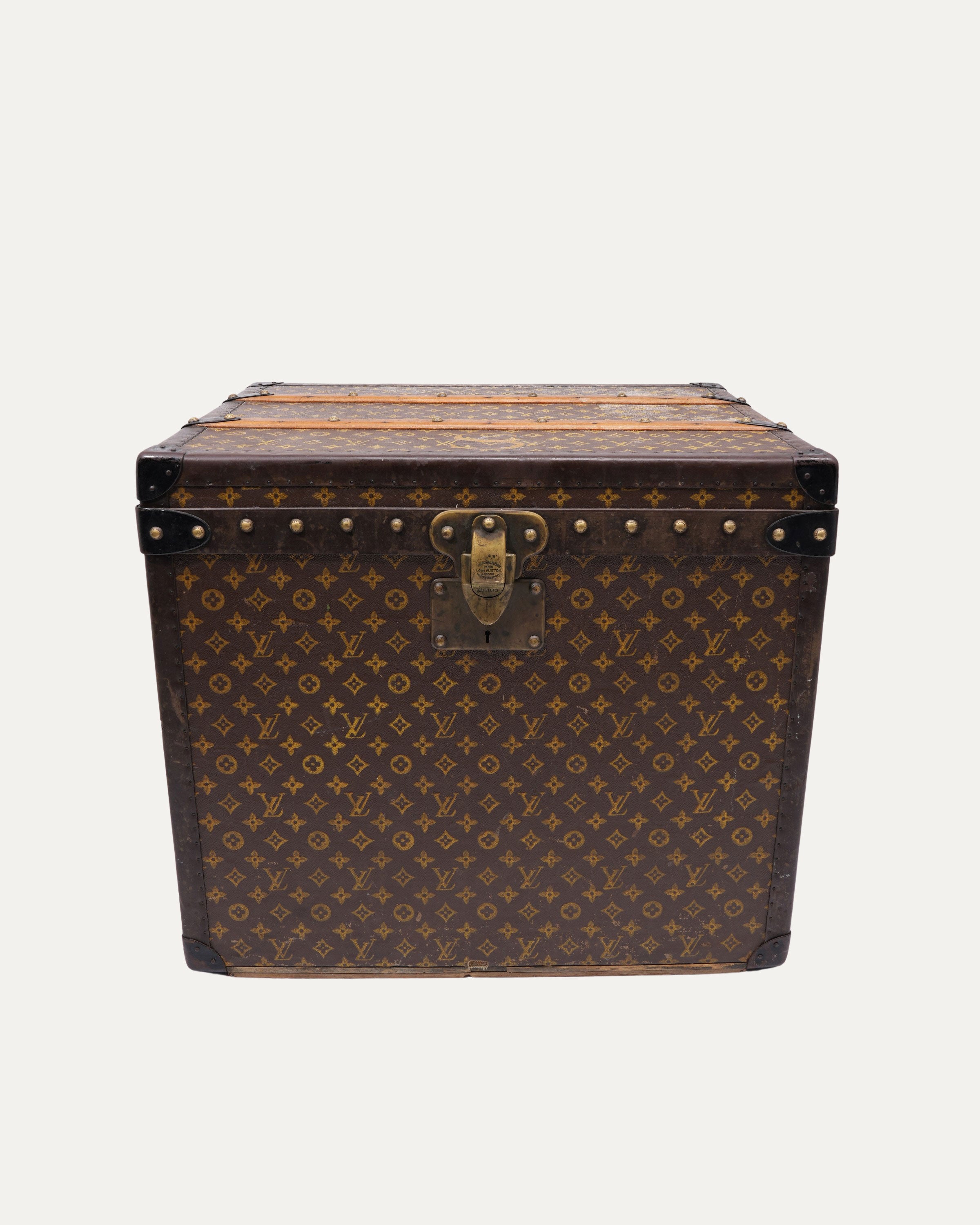 1920's Monogram Large Stencil Trunk