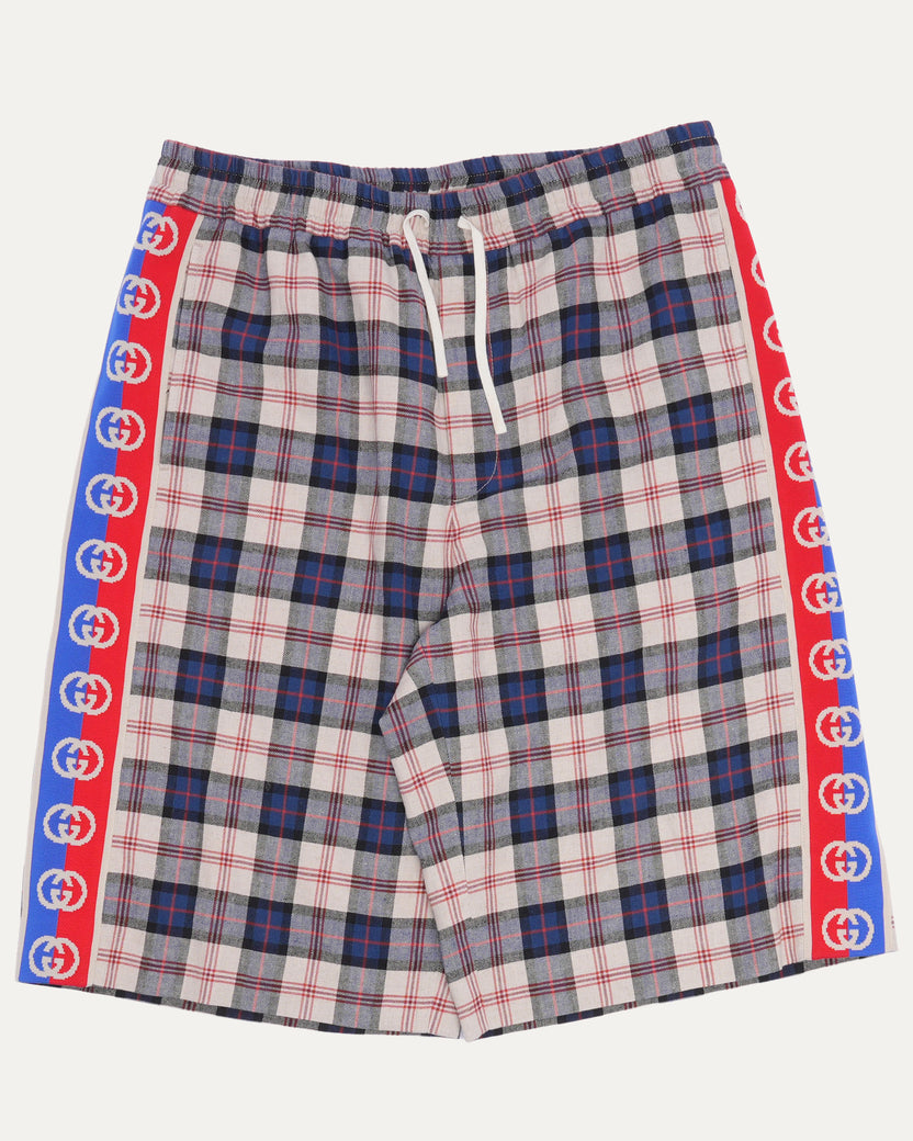 GG Plaid Shorts